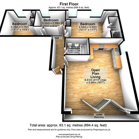 Spacious, 3 Bedroom, 2 Bathroom, Surbiton Buitenkant foto